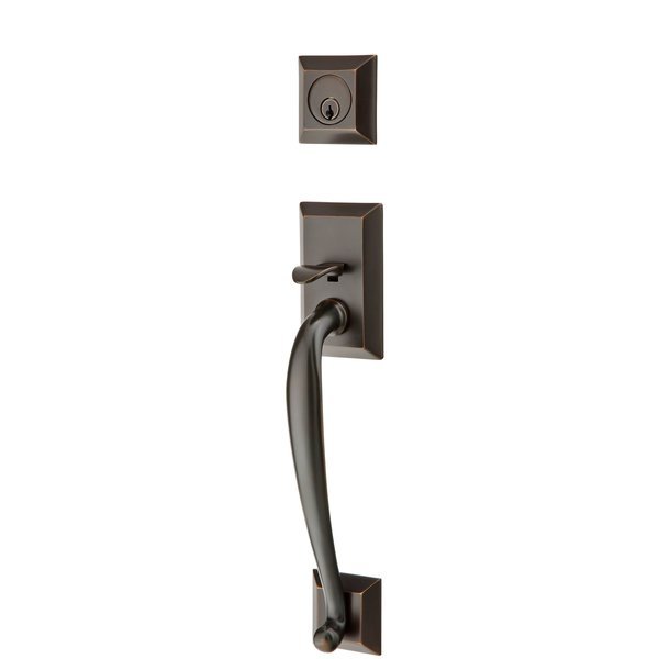 Oil Rubbed Bronze Handleset 4423MNUS10B, EMTEK, Mfr# 4423MNUS10B